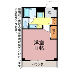 ファミール花田の物件間取画像